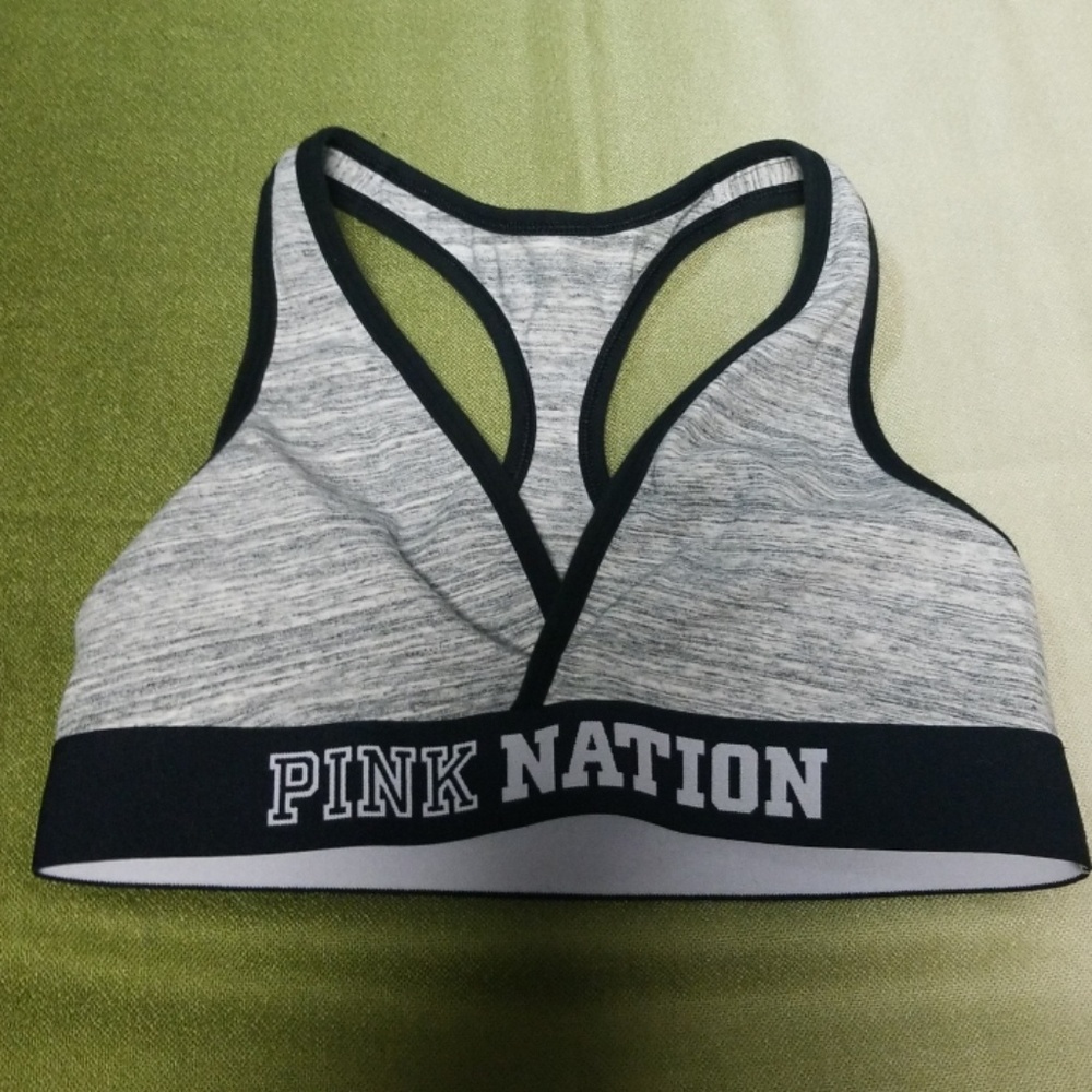 Pink nation sport bra